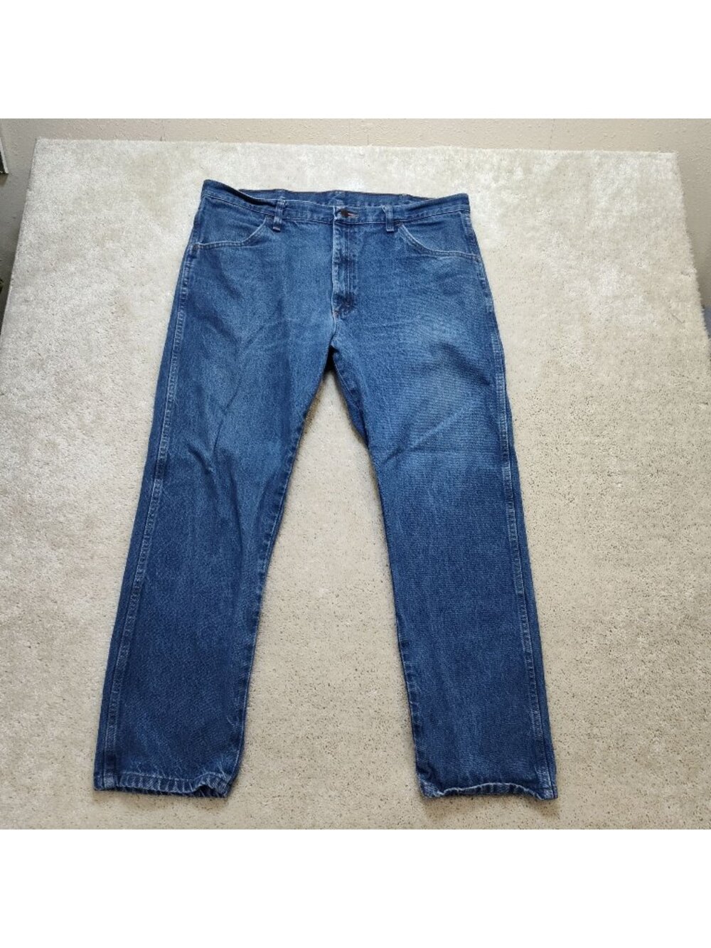 Rustler Mens Jean 38x30 Regular Fit Medium Wash Blue Denim 1087619PW 100% Cotton